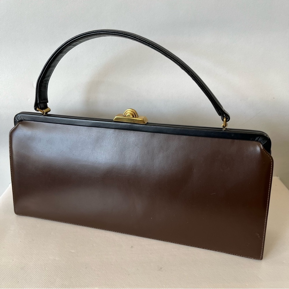 Vintage Palizzio Brown Retro Pocketbook - Picture 2 of 13